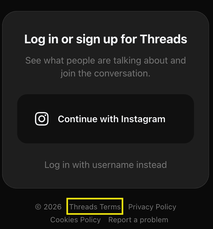threads terms