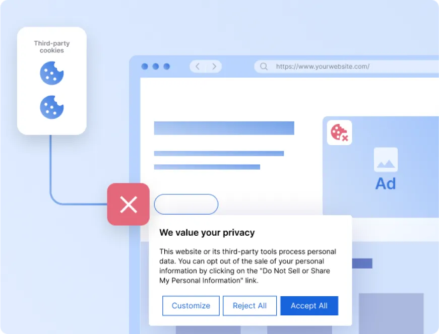 Automatic cookie blocking