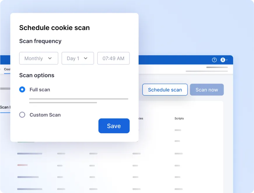 Automated cookie scanner