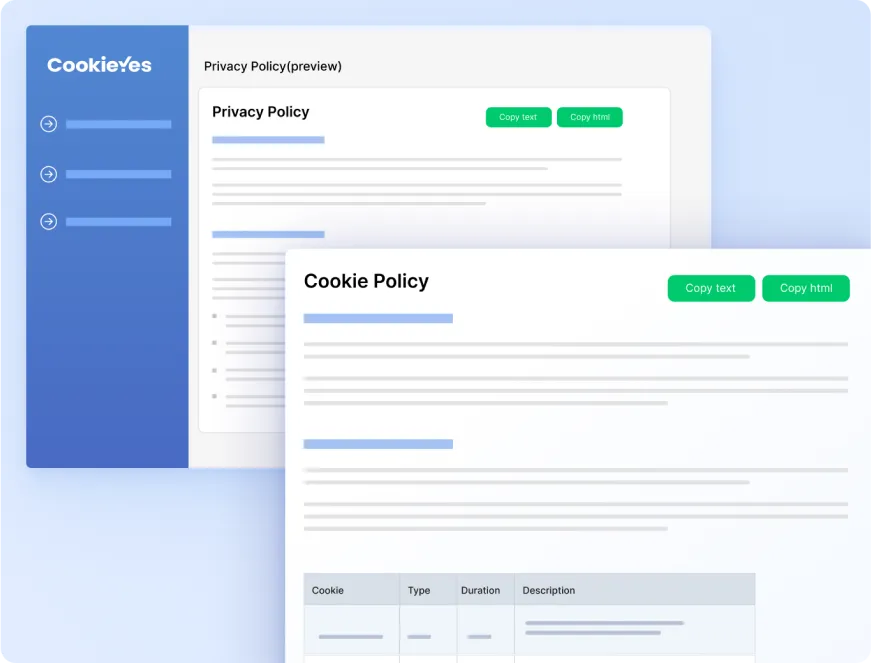 Legal policy generators