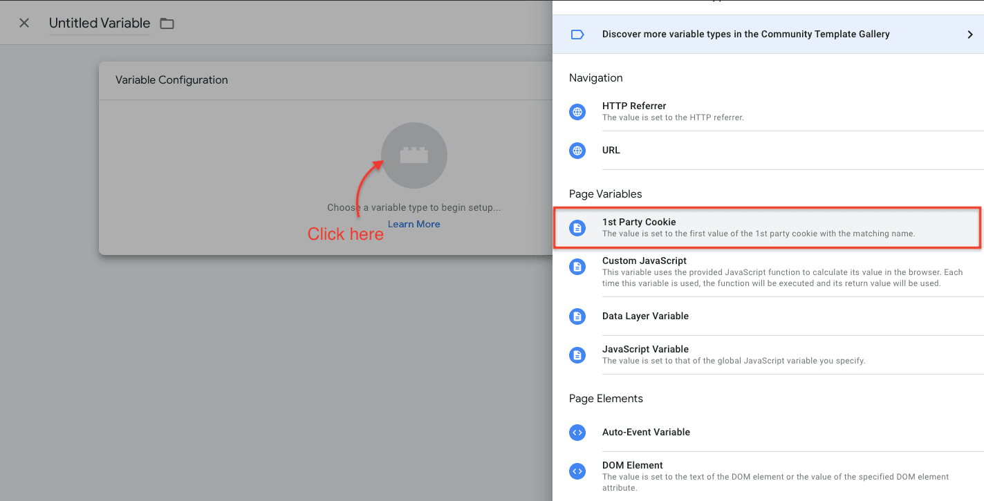google tag manager page variable 1st party cookies.png