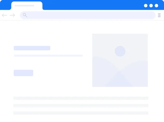 Accessibility Widget Preview — preview of the accessibility widget button placement on a website