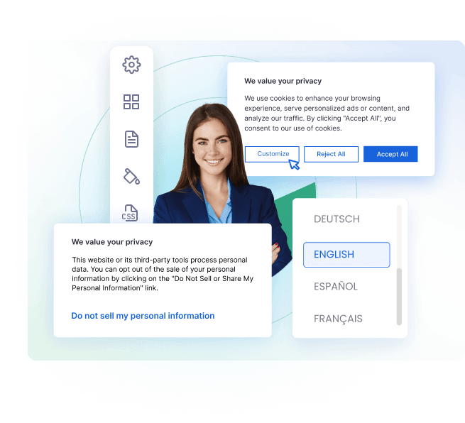 Add customisations to match your client’s needs