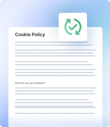 Función: política de cookies con actualización automática