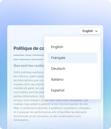 Función: publicación para visitantes internacionales