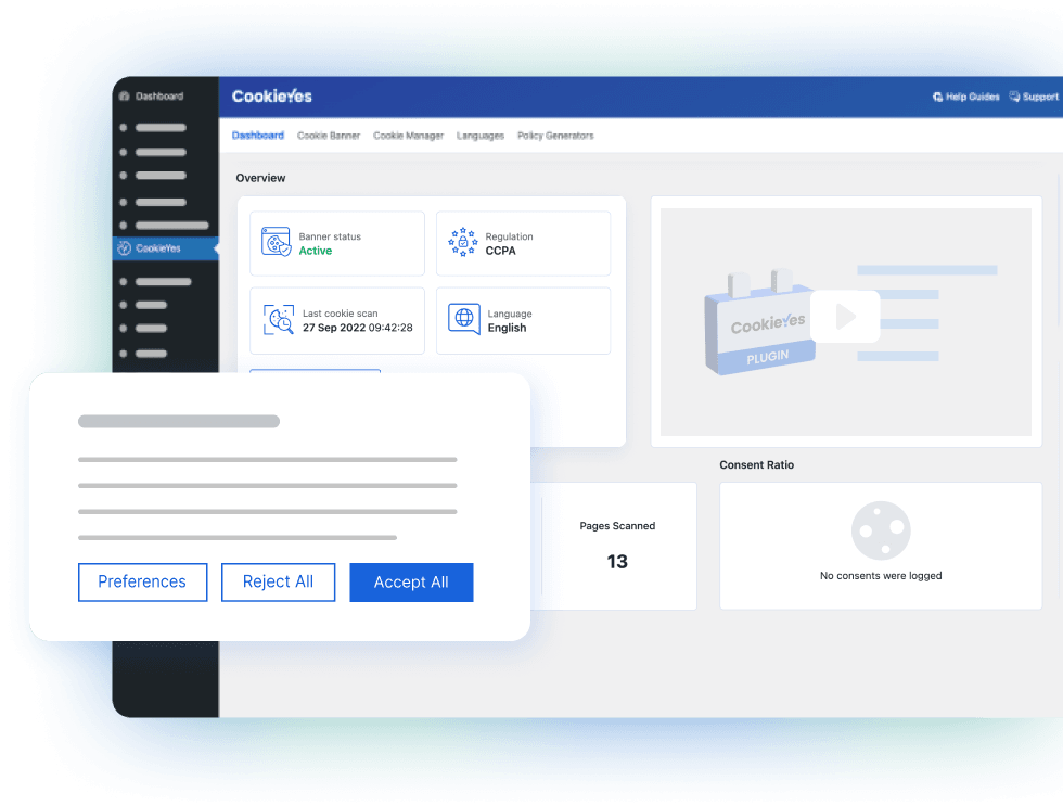 CookieYes WordPress Cookie Consent Plugin