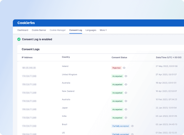 Automate consent management visual