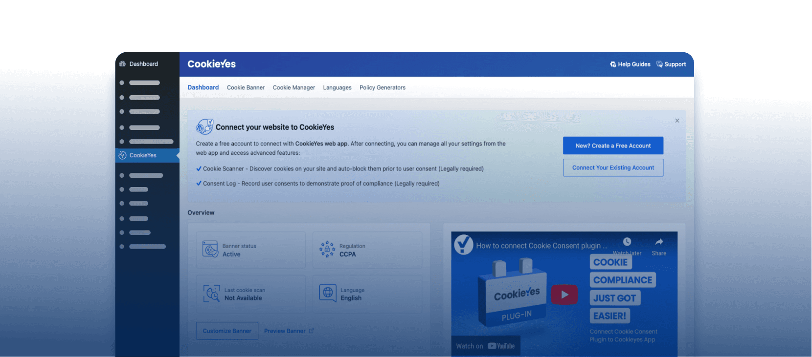 Wie verbindet man das Cookie-Einwilligungs-Plugin mit der CookieYes-App?